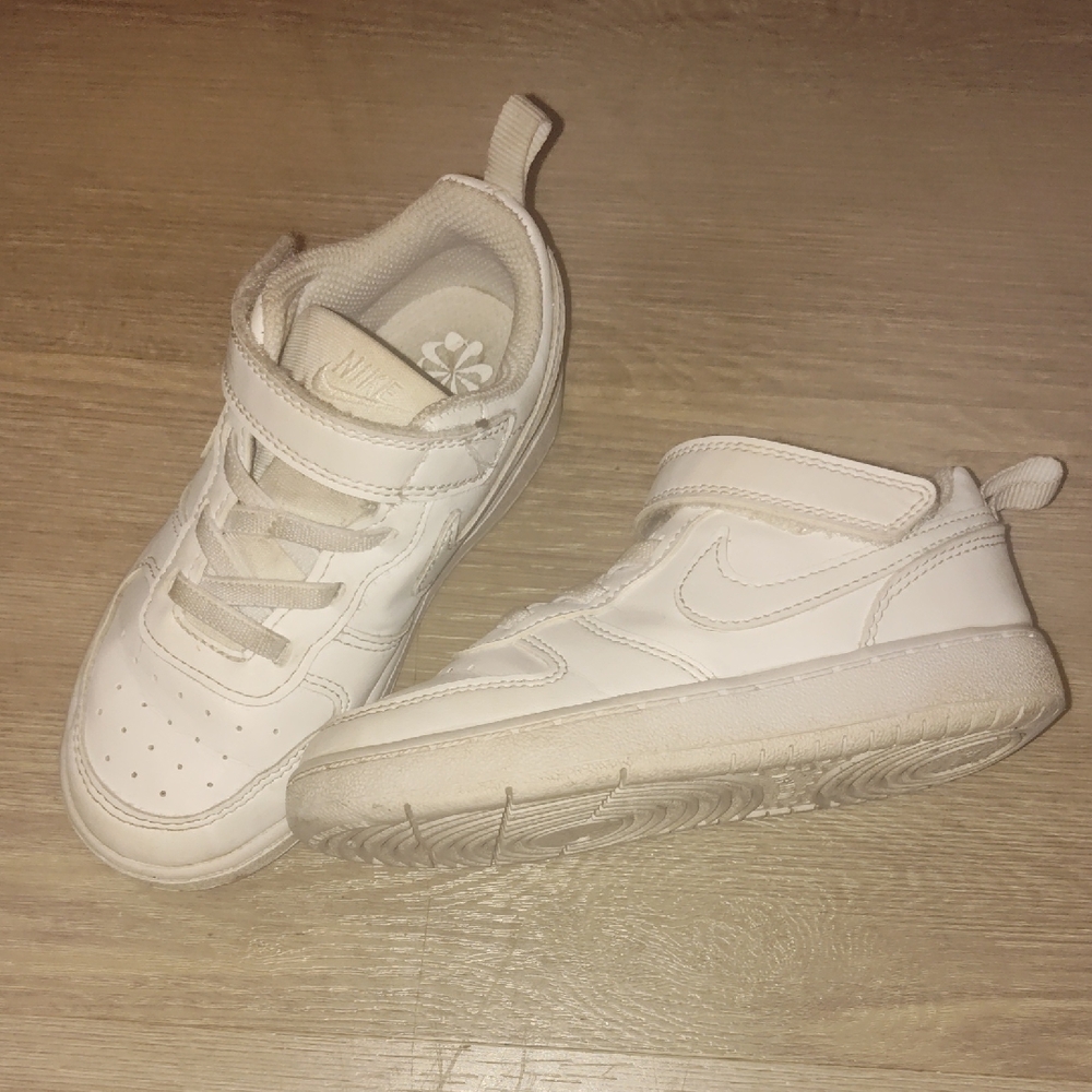 Nike Kids All-White Sneakers